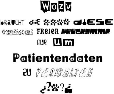 Wozu braucht die Welt diese Vielzahl freier Programme nur um Patientendaten zu verwalten ??